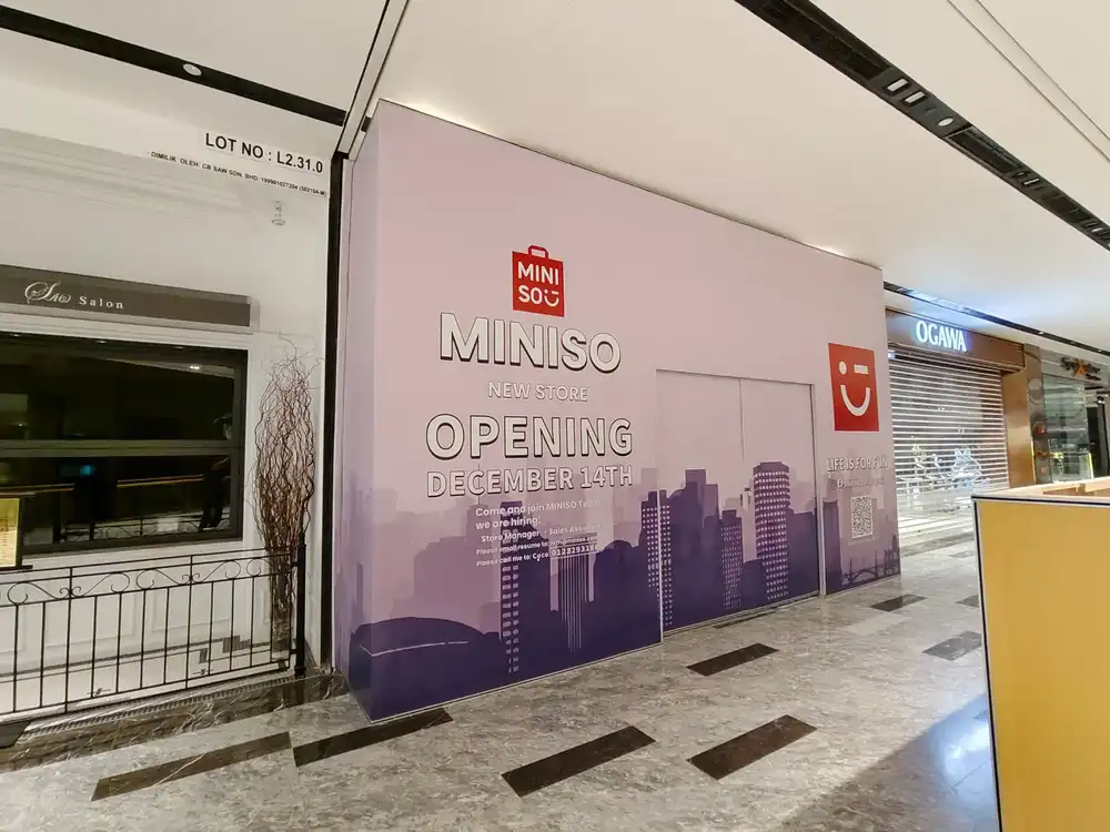 Hoarding & Visual, Miniso, TRX
