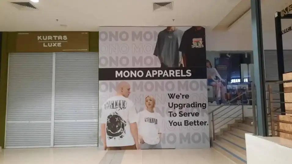 Hoarding & Visual, Mono Apparels, Wangsa Walk