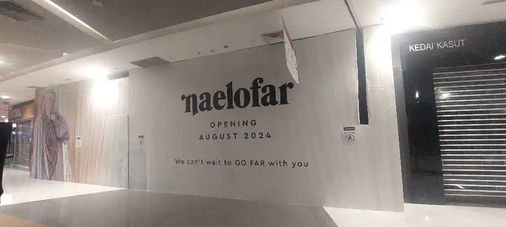 Hoarding Visual, Naelofar, Aeon Nilai