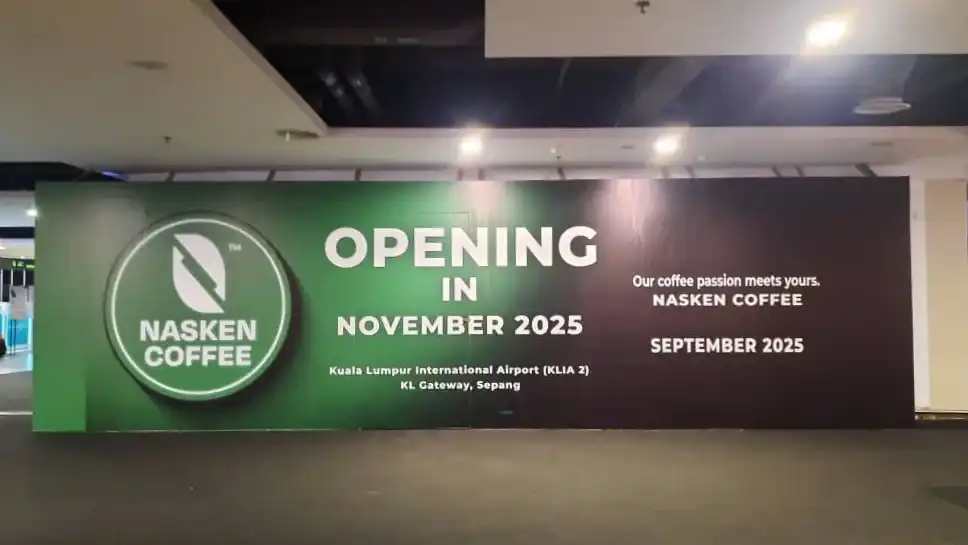Hoarding & Visual, Nasken Coffee, KLIA2 Gateway