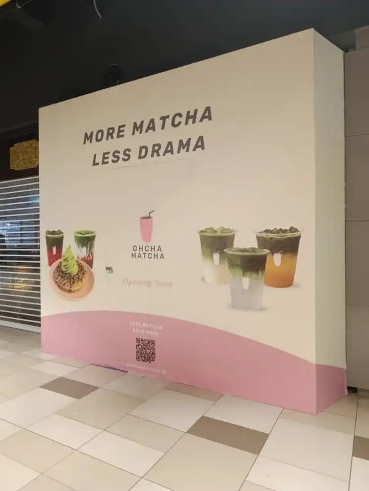 Hoarding & Visual, Ohcha Matcha, MyTown