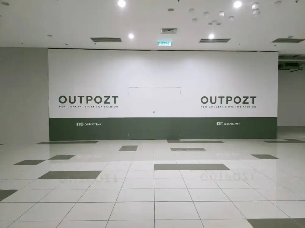 Hoarding & Visual, Outpozt, Sutera Mall, Johor