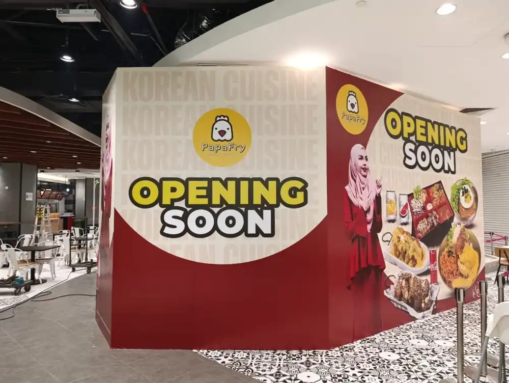 Hoarding & Visual, PapaFry, Aeon Mid Valley