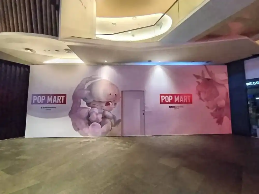 Hoarding and Visual, Pop Mart, Mid Valley