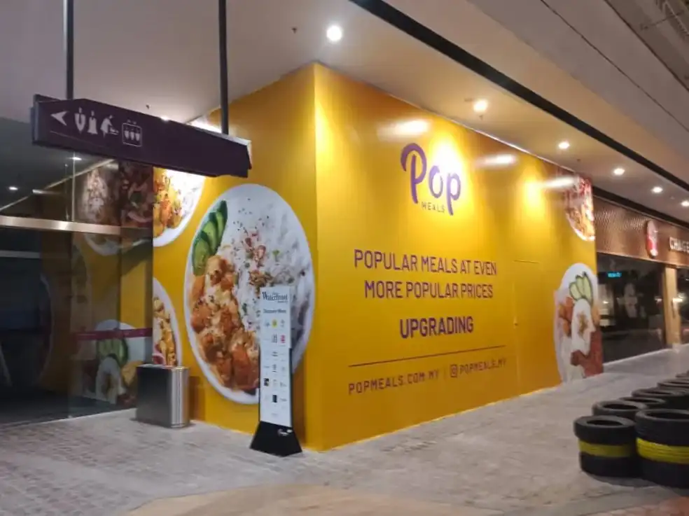 Hoarding & Visual, Pop Meals, Gamuda Quayside Mall