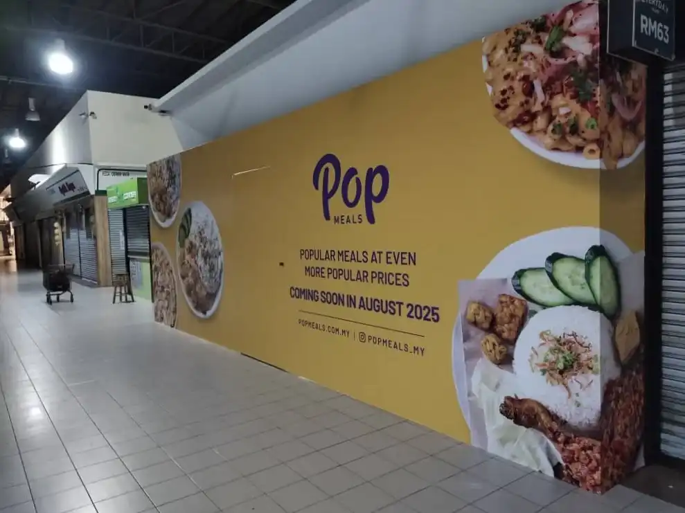 Hoarding & Visual, Pop Meals, KIP Masai, Johor