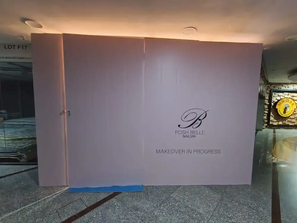 Hoarding & Visual, Posh Belle Nail Spa, Ampang Point
