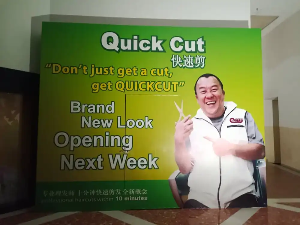 Hoarding & Visual, Quick Cut, Cheras Leisure Mall