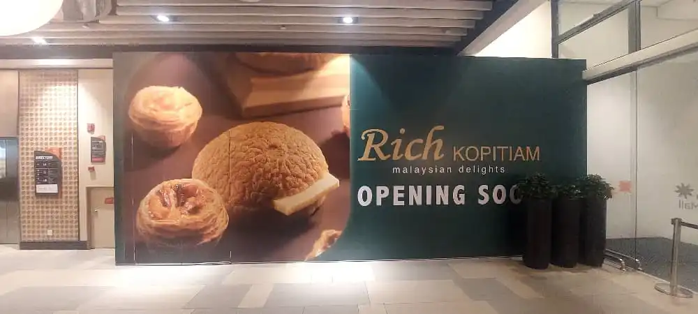 Hoarding & Visual, Rich Kopitiam, Setia City Mall