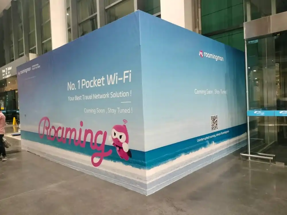 Hoarding & Visual, Roaming Man, KLIA2 Gateway