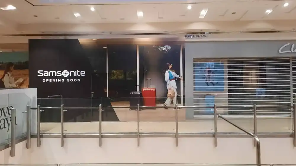 Hoarding & Visual, Samsonite, Setia City Mall
