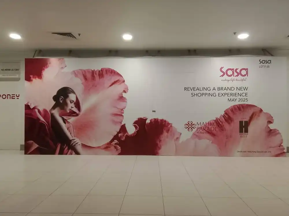 Hoarding & Visual, Sasa, Mahkota Parade, Melaka