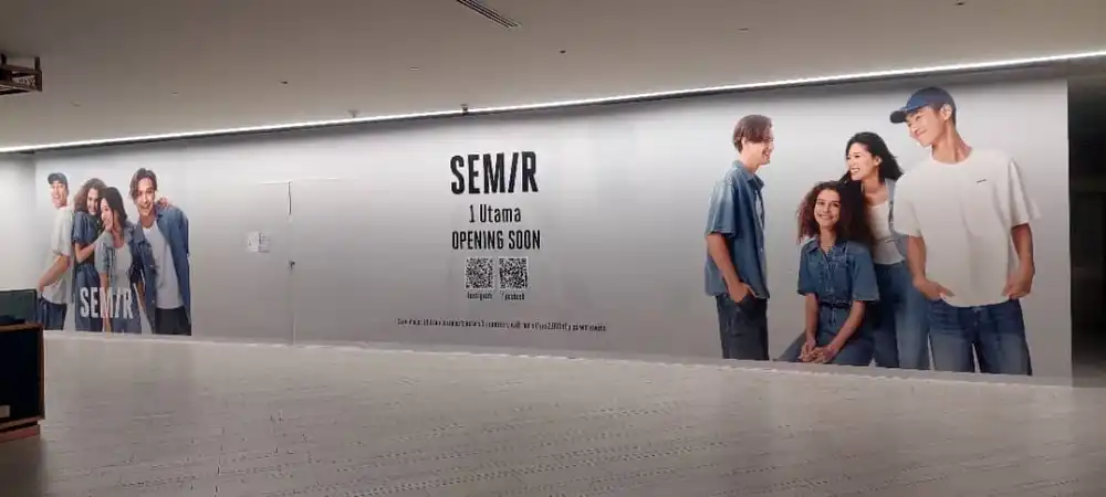 Hoarding Visual, Semir, 1 Utama