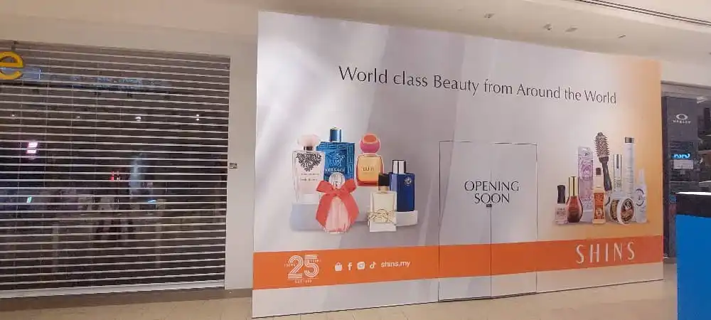 Hoarding & Visual, Shins, Setia City Mall