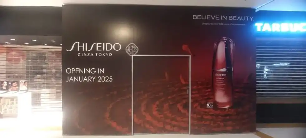 Hoarding & Visual, Shiseido, Sunway Pyramid