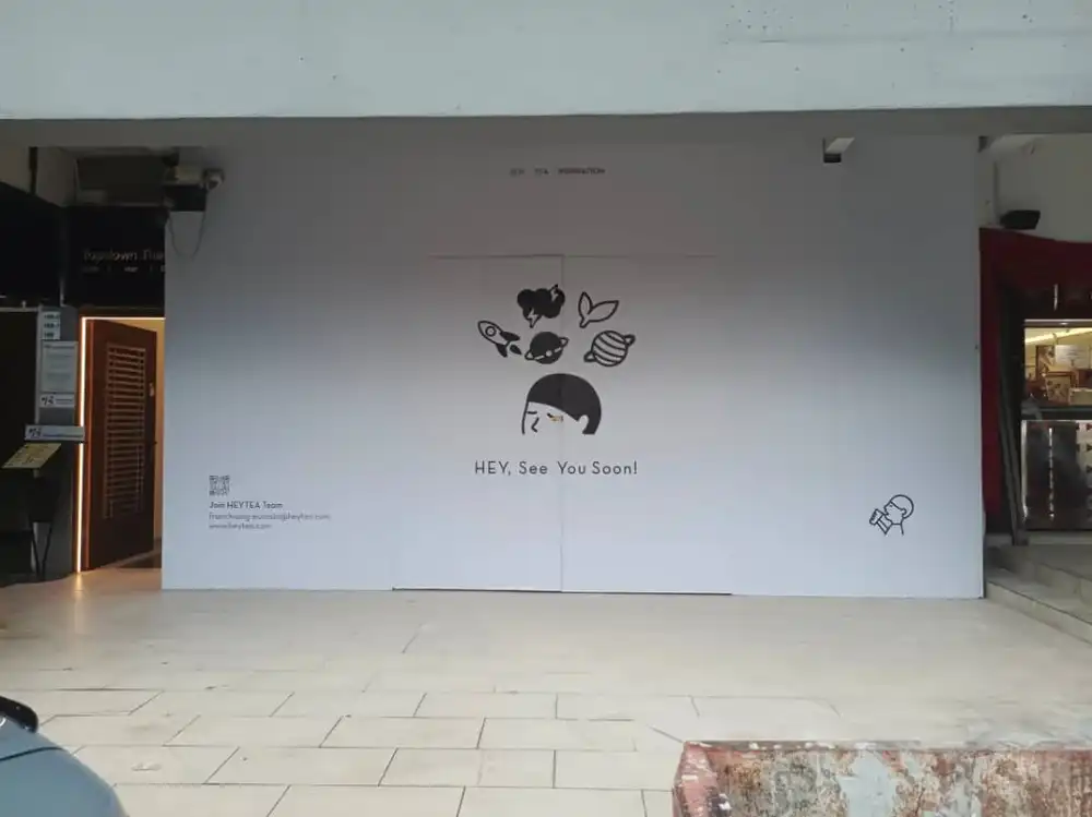 Hoarding & Visual (Shop Lot), HeyTea, Sri Petaling