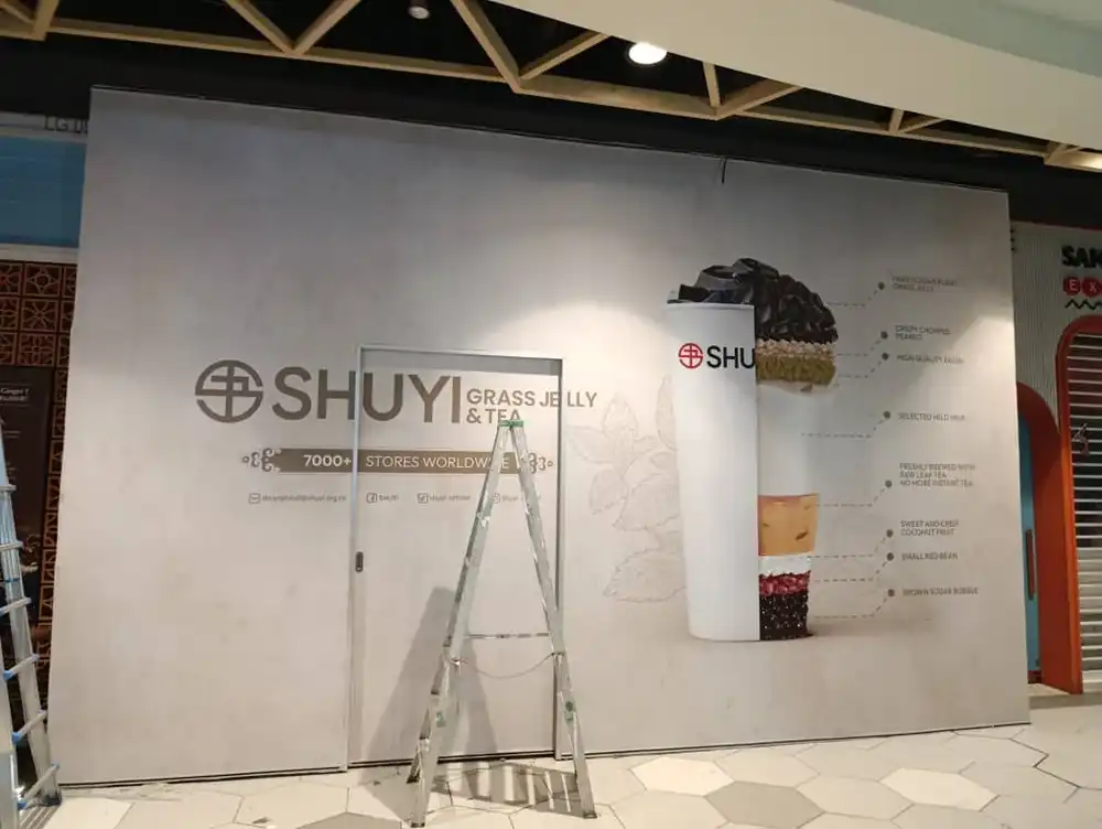 Hoarding & Visual, Shuyi Grass Jelly & Tea, Mid Valley