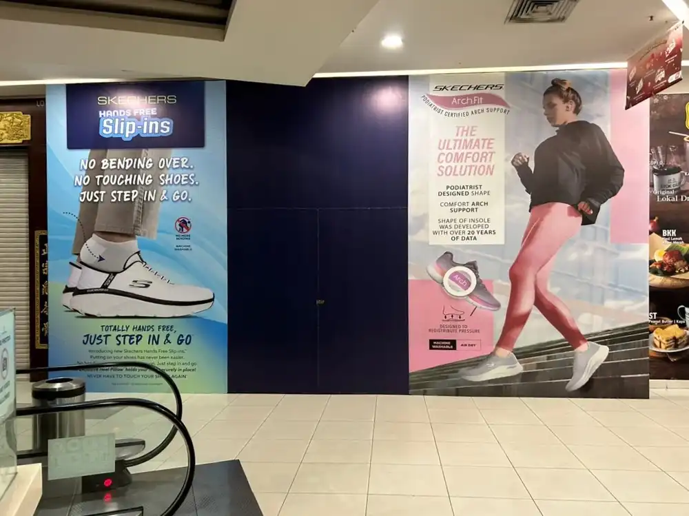 Hoarding & Visual, Skechers, Setapak Central