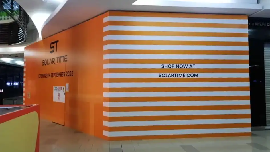 Hoarding & Visual, Solar Time, Paradigm Mall
