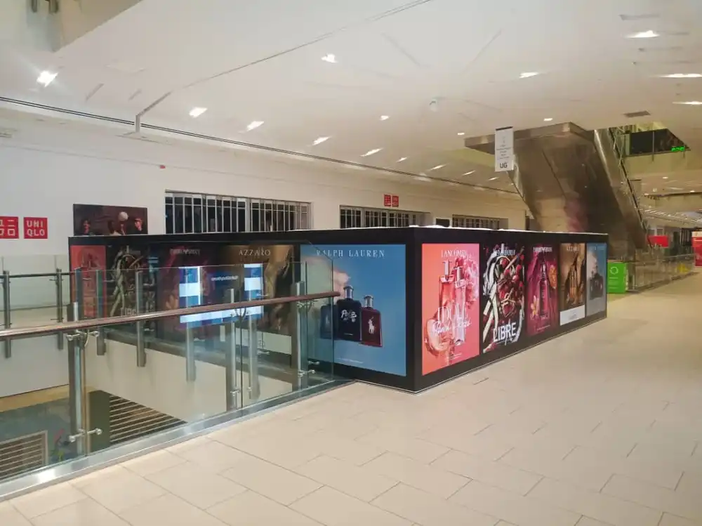 Hoarding & Visual Sticker Installation, The Fragrance Edit, Setia City Mall