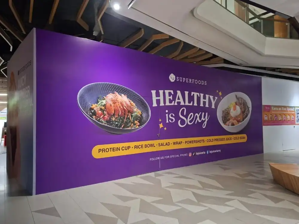 Hoarding & Visual, Superfoods, Atria Mall