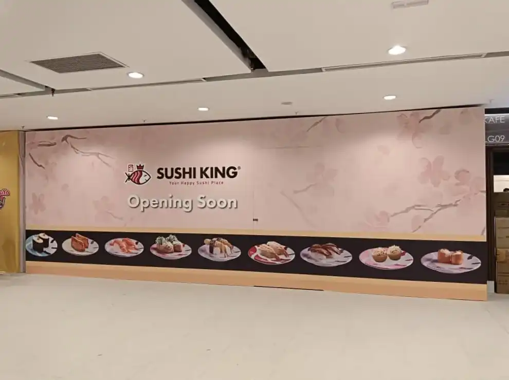 Hoarding & Visual, Sushi King, Mayang Mall, Terengganu