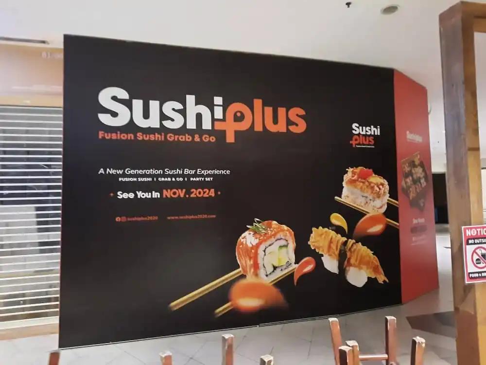 Hoarding & Visual, Sushi Plus, The Starling Mall