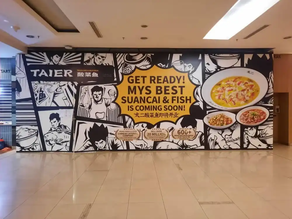 Hoarding Visual, Taier Suancai & Fish, 1 Utama