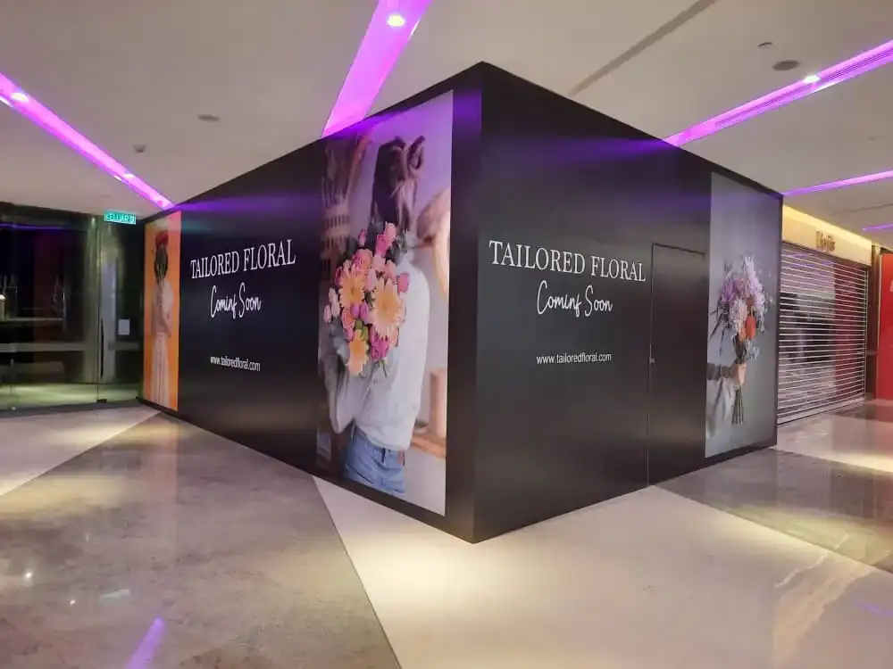 Hoarding & Visual, Tailored Floral, Permata Sapura Tower