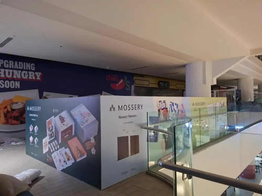 Hoarding & Visual Tarpaulin Installation, Mossery, 1 Utama
