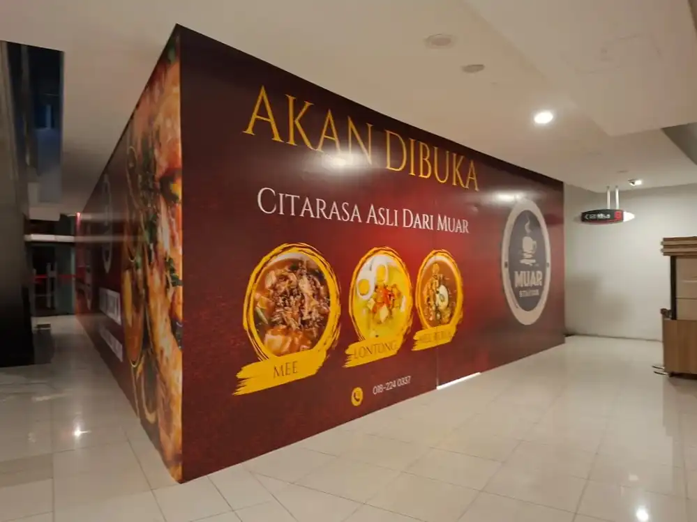 Hoarding & Visual Tarpaulin Installation, Muar Station, Gamuda Walk