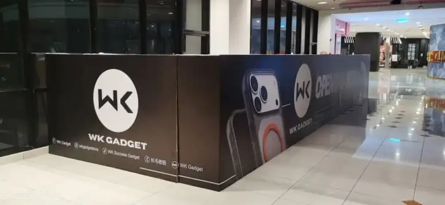 Hoarding & Visual Tarpaulin Installation, WK Gadget, 1 Utama