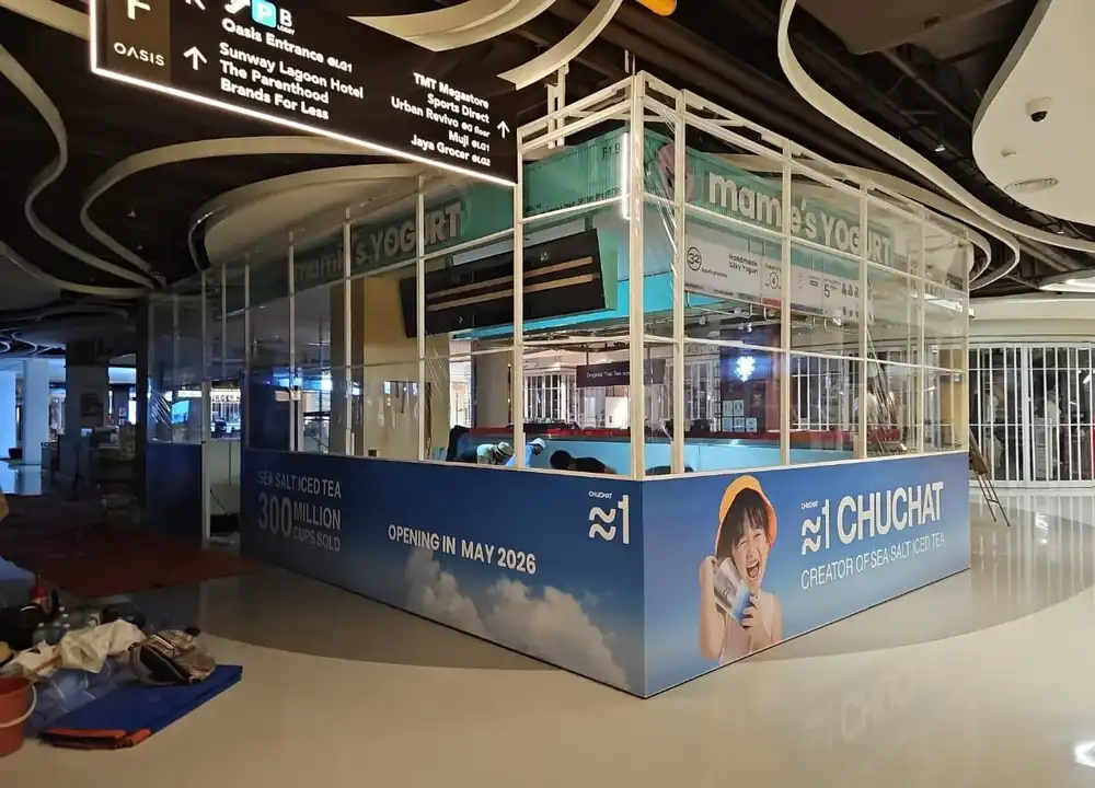 Hoarding, Visual Tarpaulin & Transparent Plastic Sheet, Chuchat, Sunway Pyramid