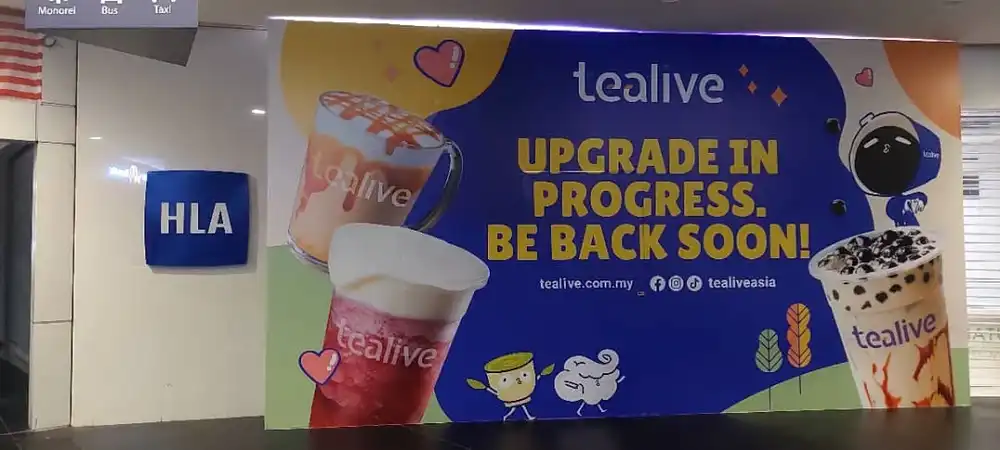 Hoarding & Visual, Tealive, Nu Sentral