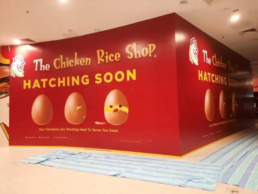 Hoarding & Visual, The Chicken Rice Shop, Wangsa Walk