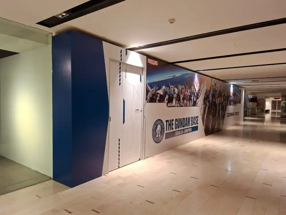 Hoarding & Visual, The Gundam Base Kuala Lumpur, Fahrenheit88