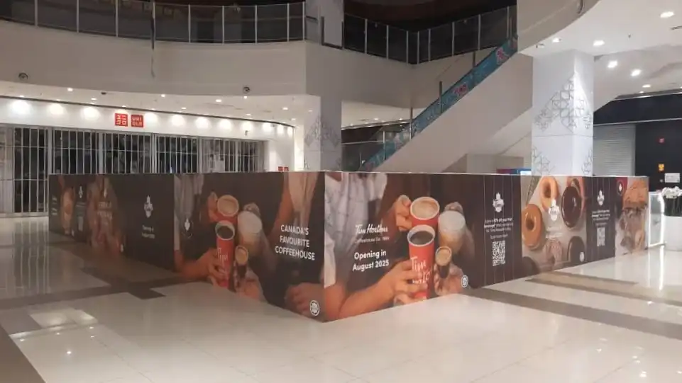 Hoarding & Visual, Tim Hortons, Aeon Shah Alam