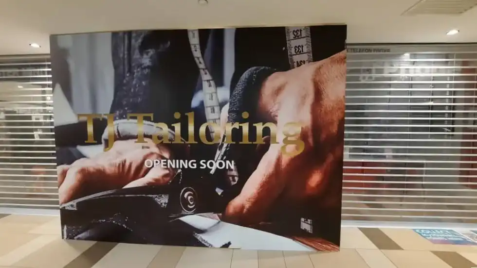 Hoarding & Visual, TJ Tailoring, MyTown