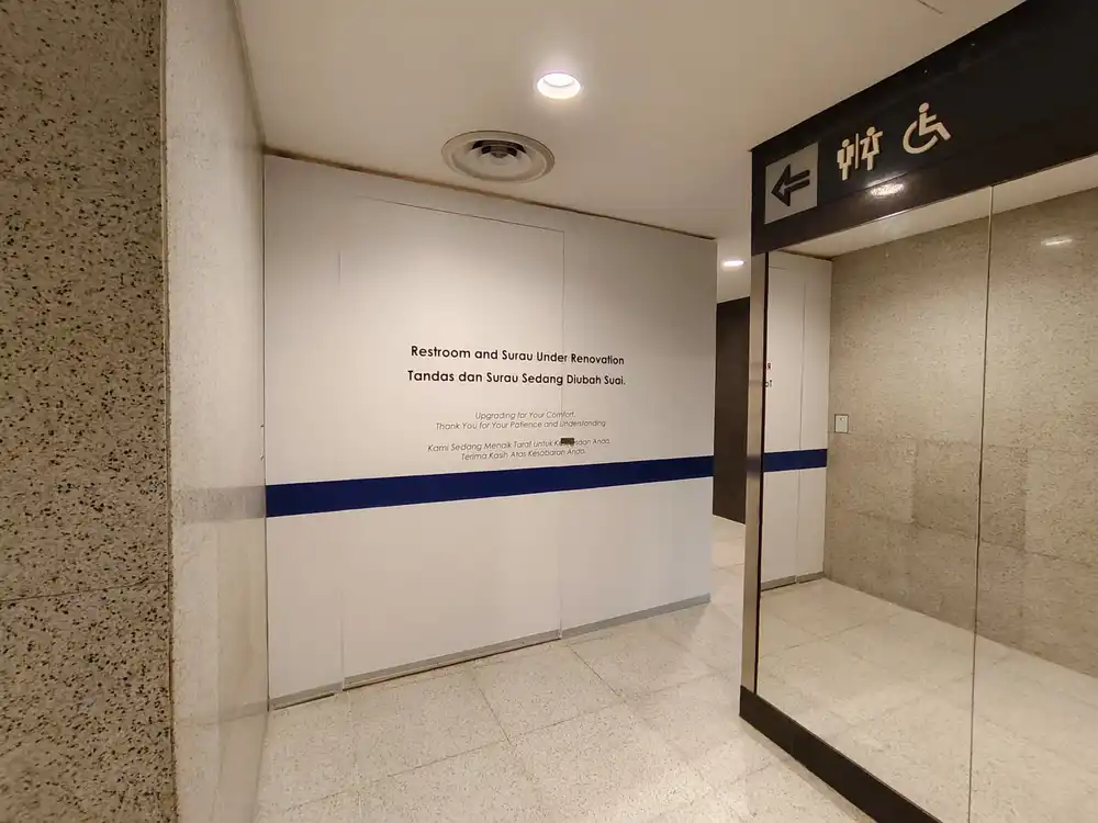 Hoarding & Visual, Toilet Area, KL Convention Centre