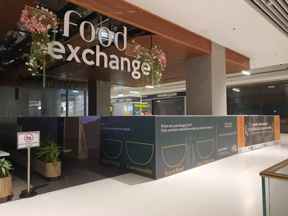 Hoarding, Visual & Top Fabric Cover (Kiosk), Mon Chinese Beef Roti, I Love Yoo, Yomaro, TDG, TRX