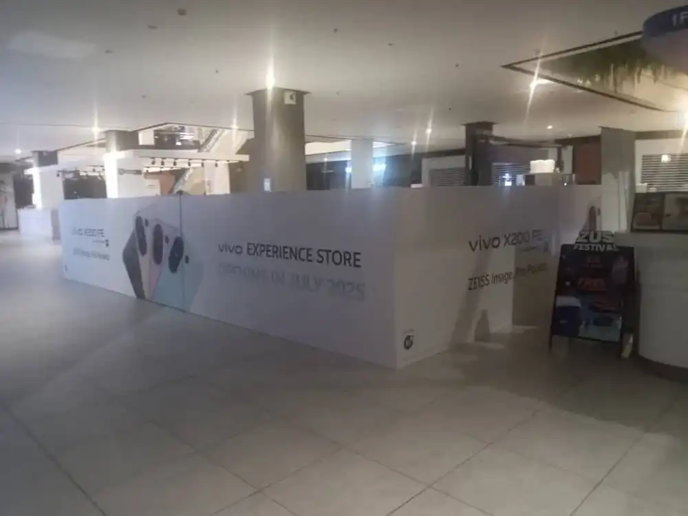 Hoarding, Visual & Top Fabric Cover (Kiosk), Vivo, Gamuda Quayside Mall