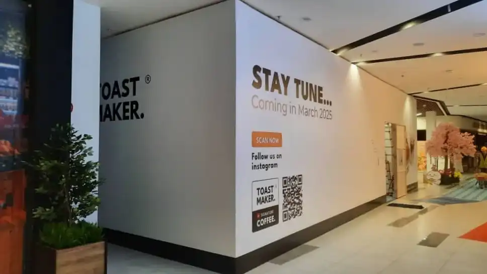 Hoarding & Visual Top Up, Toast Maker, Eco Sanctuary Mall