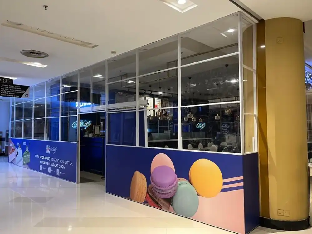 Hoarding, Visual & Transparent Plastic Sheet, Nadeje, Sunway Pyramid
