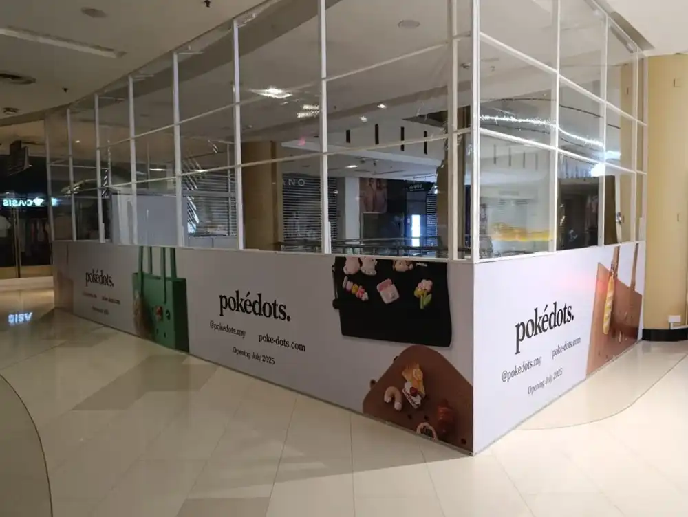 Hoarding, Visual & Transparent Plastic Sheet, Pokedots, Sunway Pyramid