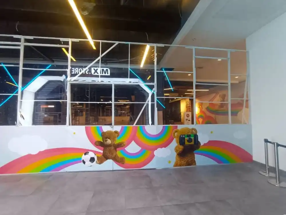 Hoarding, Visual & Transparent Plastic Sheet, Sunway Velocity