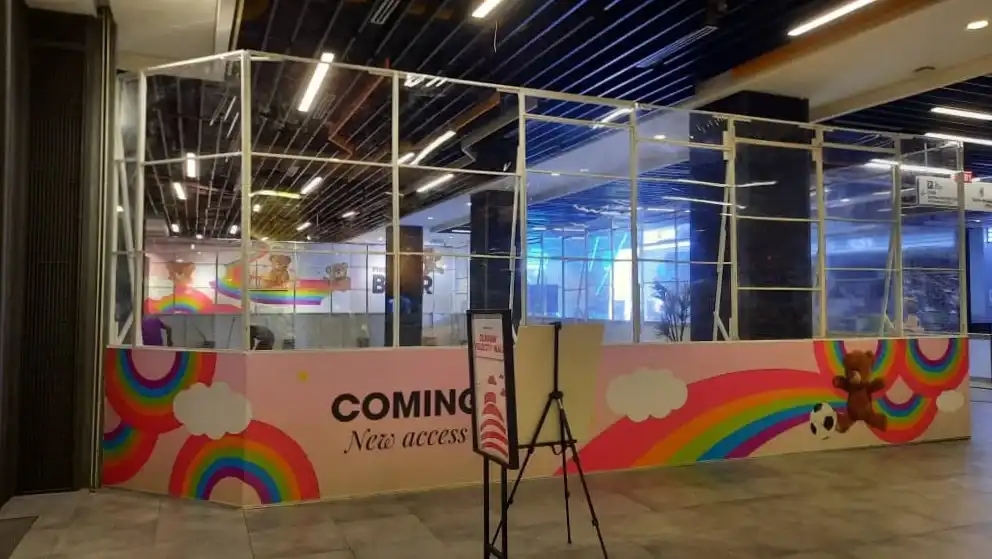 Hoarding, Visual & Transparent Plastic Sheet, Sunway Velocity