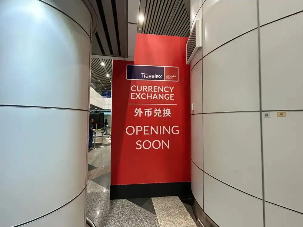 Hoarding & Visual, Travelex, Main Terminal Building (MTB)