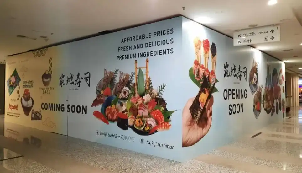 Hoarding & Visual, Tsukiji Sushi Bar, Nu Empire