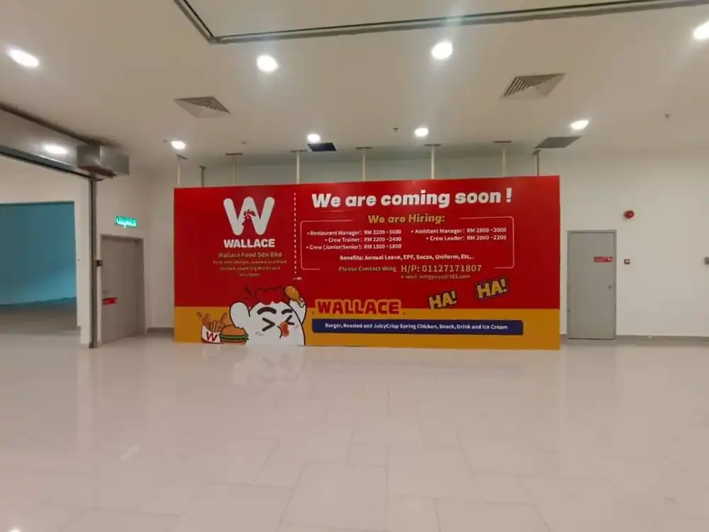 Hoarding & Visual, Wallace, Terminal Bersepadu Gombak (GITT)