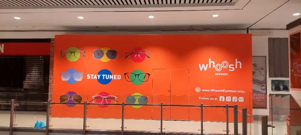 Hoarding & Visual, Whoosh, Setia City Mall